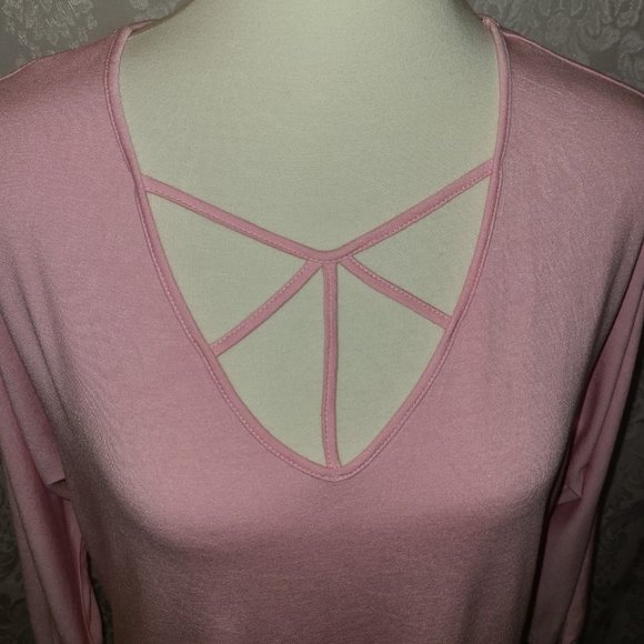 Ruby Ribbon Pink Lounge About Tunic #1669 - Picture 8 of 13